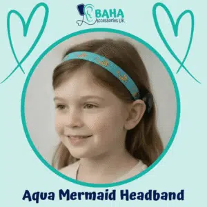 Aqua Mermaid BAHA Headband (Cochlear BAHA, Oticon Ponto, Med-El Adhear)