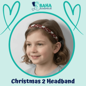 Christmas 2 BAHA Headband (Cochlear BAHA, Oticon Ponto, Med-El Adhear)