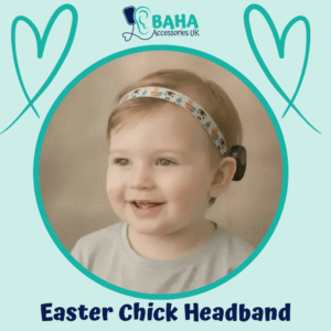Easter Chick BAHA Headband (Cochlear BAHA, Oticon Ponto, Med-El Adhear)