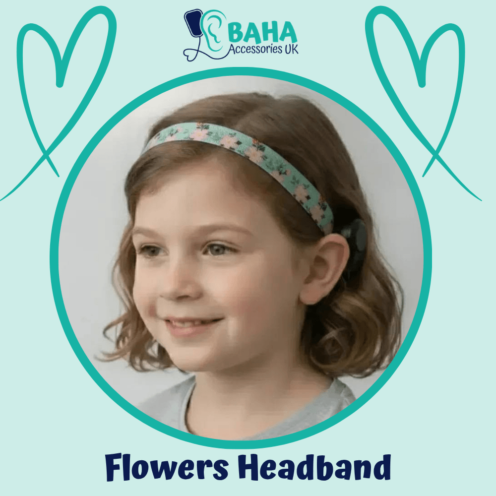 Flowers BAHA Headband (Cochlear BAHA, Oticon Ponto, Med-El Adhear)