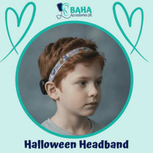 Halloween BAHA Headband (Cochlear BAHA, Oticon Ponto, Med-El Adhear)