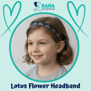 Lotus Flower BAHA Headband (Cochlear BAHA, Oticon Ponto, Med-El Adhear)