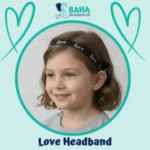 Love BAHA Headband (Cochlear BAHA, Oticon Ponto, Med-El Adhear)