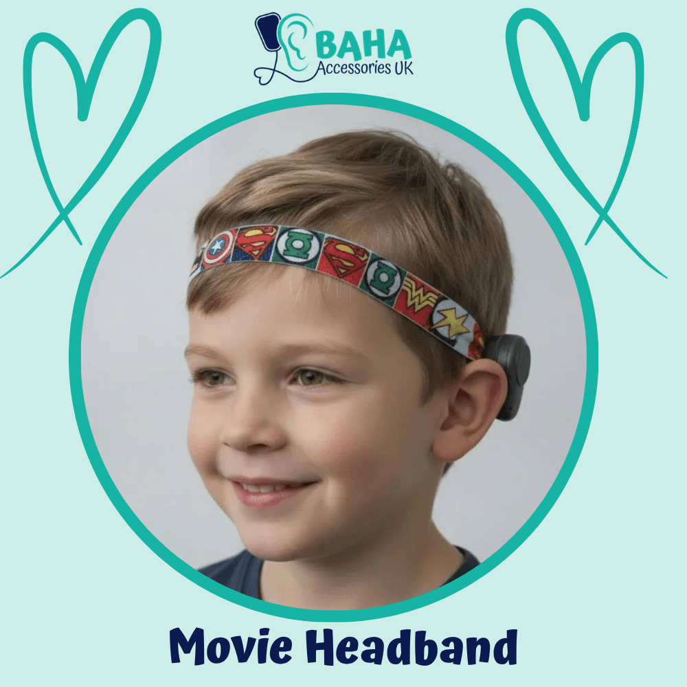 Movie BAHA Headband (Cochlear BAHA, Oticon Ponto, Med-El Adhear)