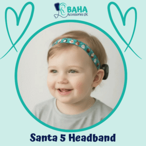 Santa 5 BAHA Headband (Cochlear BAHA, Oticon Ponto, Med-El Adhear)