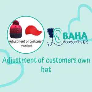 Adjustment of customers own hat (summer or winter)