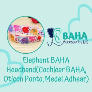 Elephant BAHA Headband (Cochlear BAHA, Oticon Ponto, Med-El Adhear)