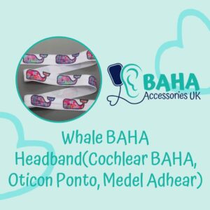 Whale BAHA Headband (Cochlear BAHA, Oticon Ponto, Med-El Adhear)