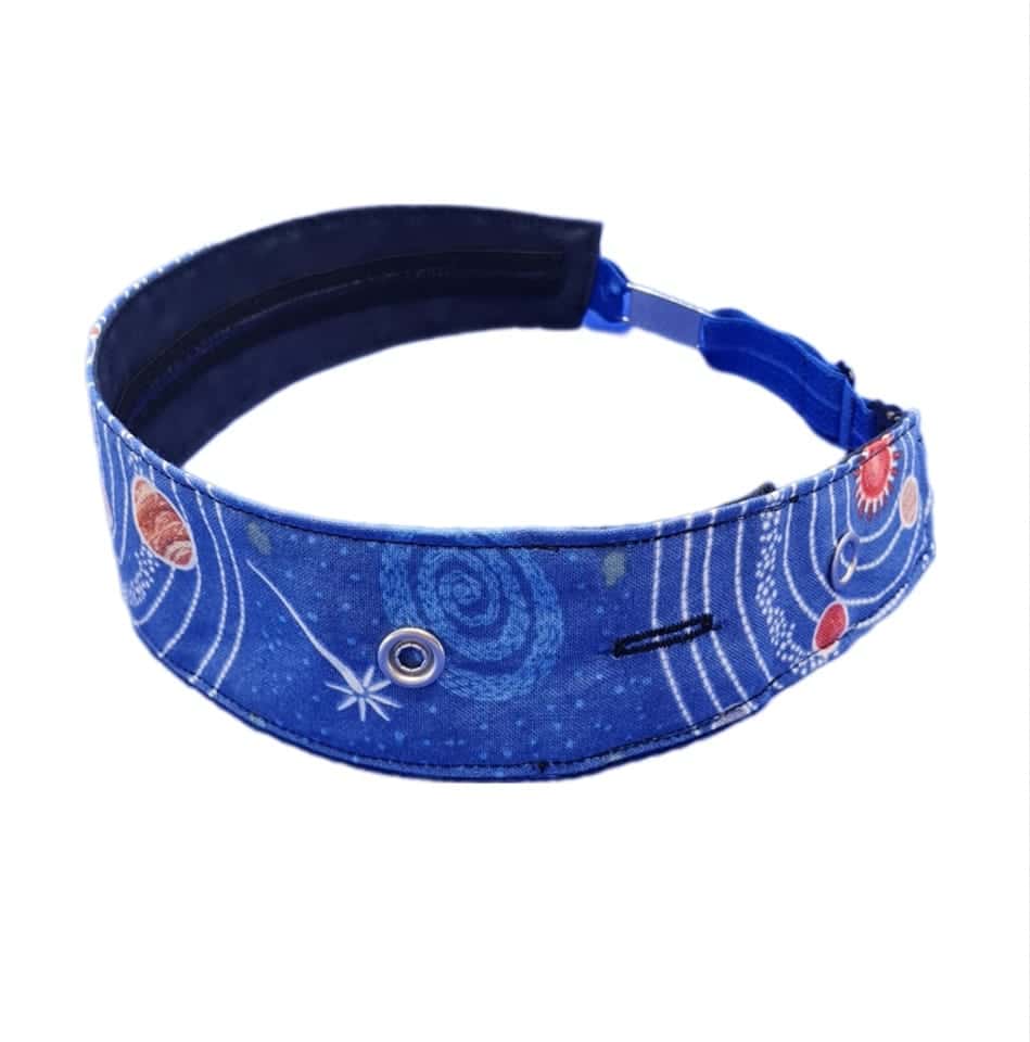space theme wide BAHA headband