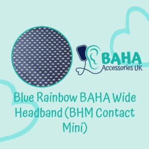 Blue Rainbow Wide Headband (BHM Contact Mini & Puretone)