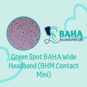 Green Spot Wide Headband (BHM Contact Mini & Puretone)