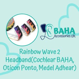 Rainbow Wave 2 BAHA Headband (Cochlear BAHA, Oticon Ponto, Med-El Adhear)