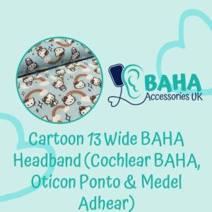 Cartoon 13 BAHA Wide Headband (Cochlear BAHA, Oticon Ponto, Med-El Adhear)