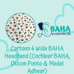 Cartoon 4 BAHA Wide Headband (Cochlear BAHA, Oticon Ponto, Med-El Adhear)