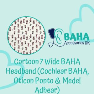 Cartoon 7 BAHA Wide Headband (Cochlear BAHA, Oticon Ponto, Med-El Adhear)