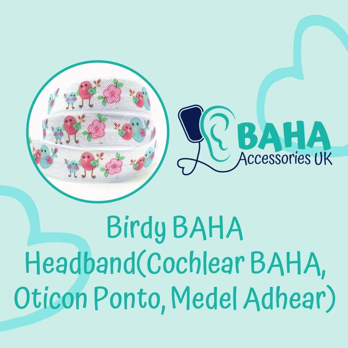 Birdy BAHA Headband (Cochlear BAHA, Oticon Ponto, Med-El Adhear)