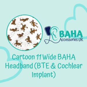 Cartoon 11 Wide Headband (BTE & Cochlear Implant)