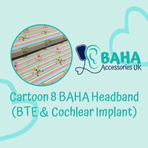 Cartoon 8 Wide Headband (BTE & Cochlear Implant)