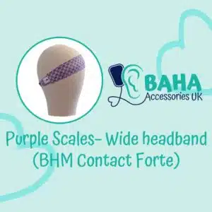 Purple Scales Wide Headband (BHM Contact Forte)