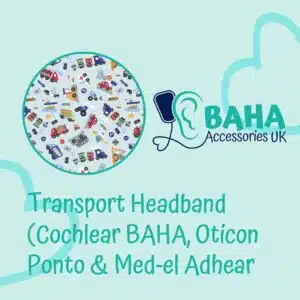 Transport BAHA Wide Headband (Cochlear BAHA, Oticon Ponto, Med-El Adhear)