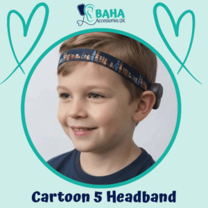 Cartoon 5 BAHA Headband (Cochlear BAHA, Oticon Ponto, Med-El Adhear)
