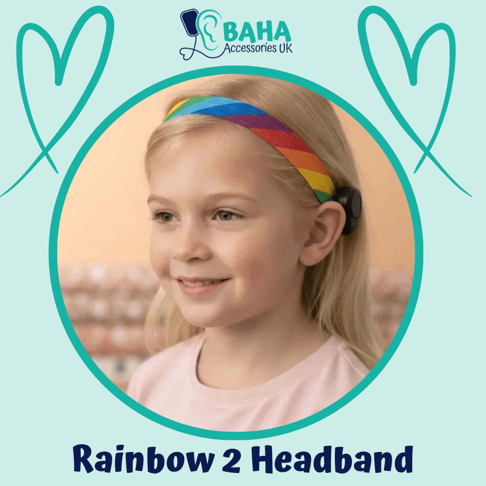 Rainbow 2 BAHA Headband (Cochlear BAHA, Oticon Ponto, Med-El Adhear)