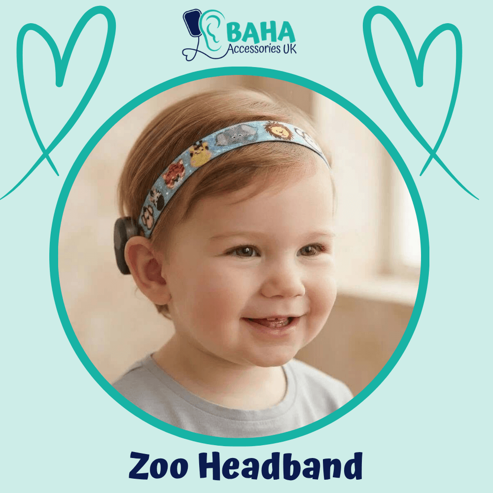Zoo BAHA Headband (Cochlear BAHA, Oticon Ponto, Med-El Adhear)