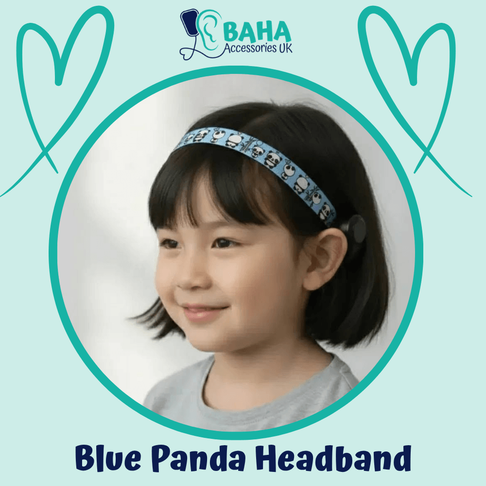 Blue Panda BAHA Headband (Cochlear BAHA, Oticon Ponto, Med-El Adhear)