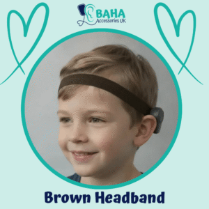 Brown BAHA Headband (Cochlear BAHA, Oticon Ponto, Med-El Adhear)