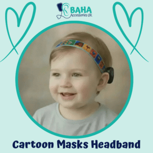 Cartoon Masks BAHA Headband (Cochlear BAHA, Oticon Ponto, Med-El Adhear)