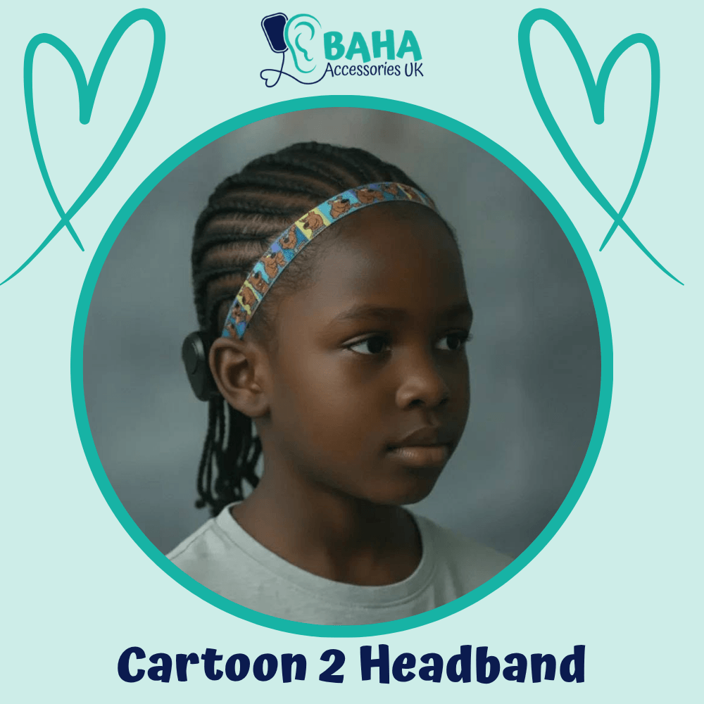 Cartoon 2 BAHA Headband (Cochlear BAHA, Oticon Ponto, Med-El Adhear)