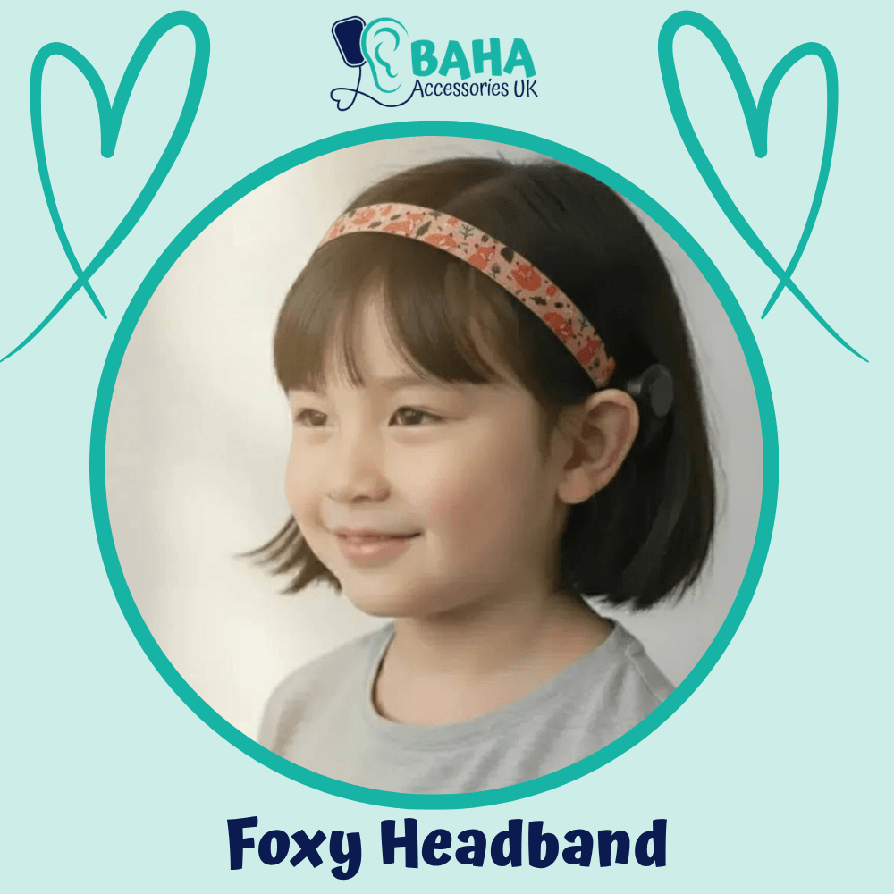 Foxy BAHA Headband (Cochlear BAHA, Oticon Ponto, Med-El Adhear)