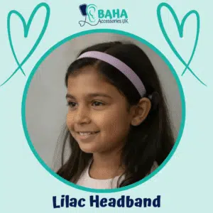 Lilac BAHA Headband (Cochlear BAHA, Oticon Ponto, Med-El Adhear)