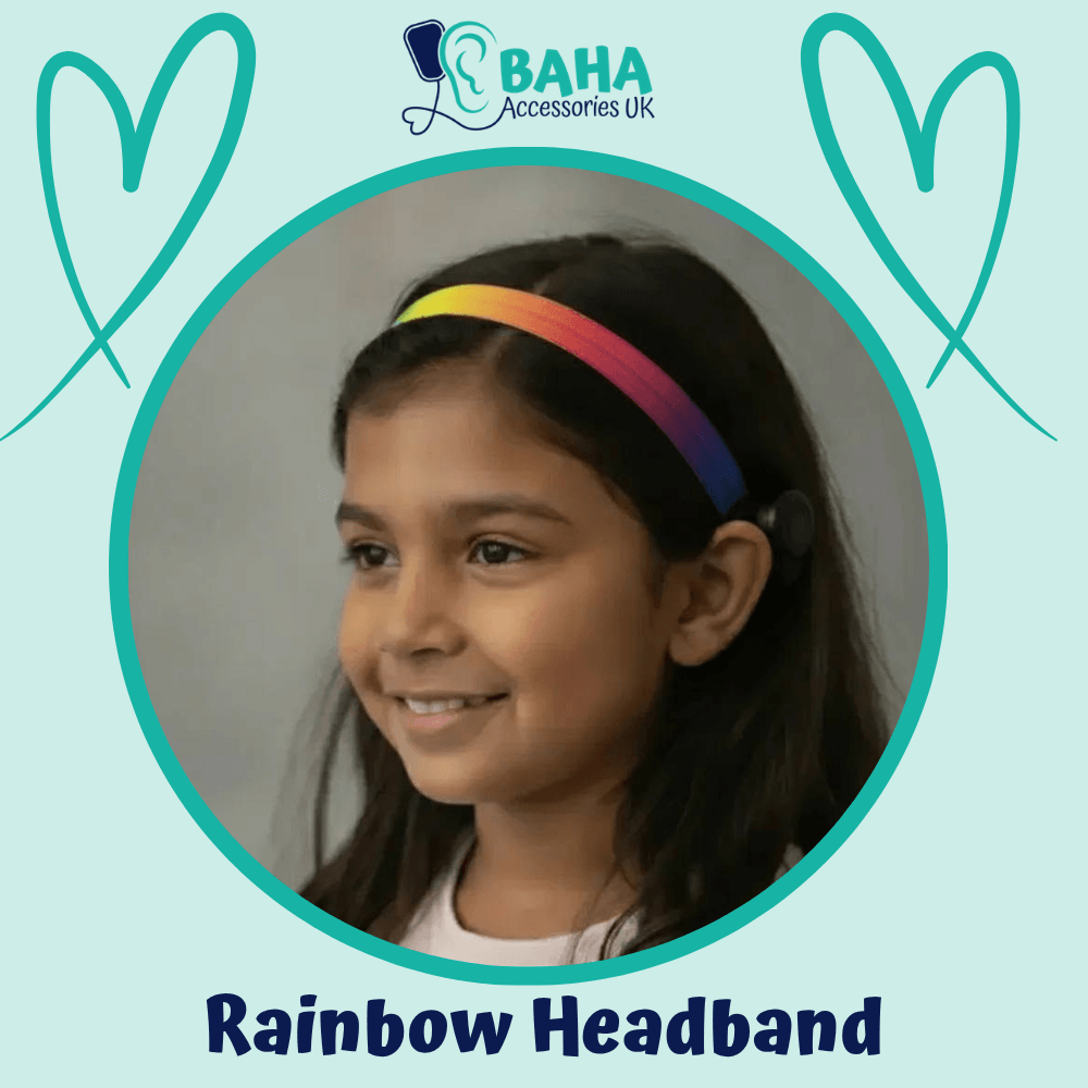 Rainbow BAHA Headband (Cochlear BAHA, Oticon Ponto, Med-El Adhear)