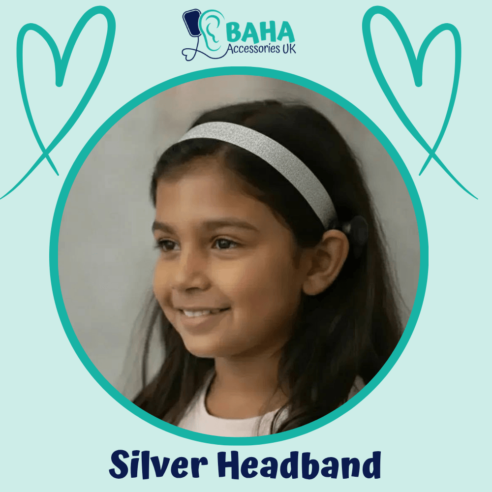 Silver BAHA Headband (Cochlear BAHA, Oticon Ponto, Med-El Adhear)